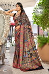 Shanti By Kashvi Bright Moss Foil Sarees Wholesalers In Delhi